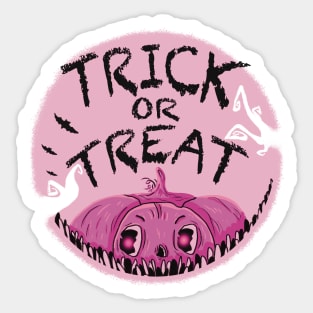 Pink pumpkin Sticker